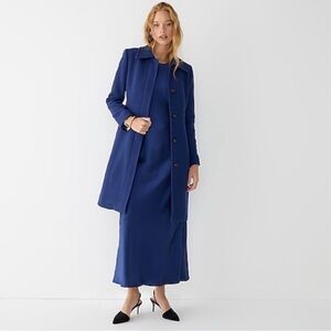J. Crew Women's New Lady Day Topcoat in Italian Double Cloth Wool Size 0P